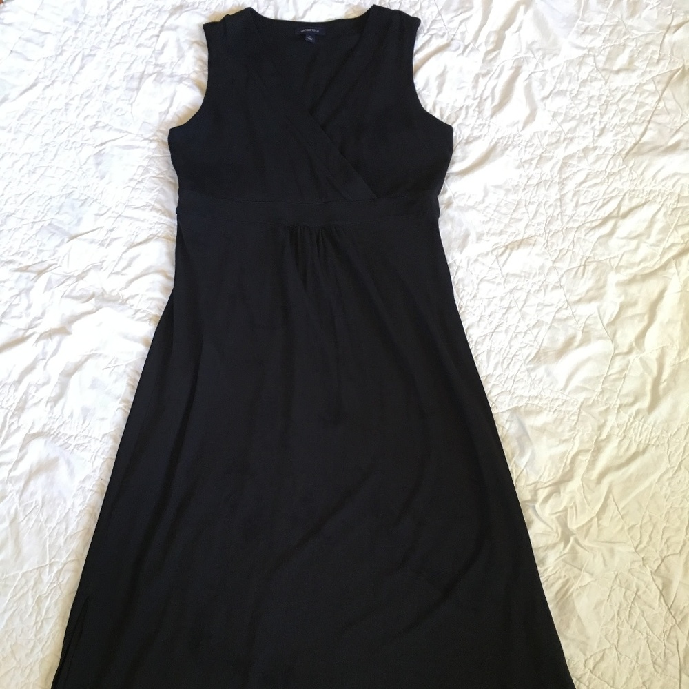 Lands' End Black Maxi Dress Size XL/18
